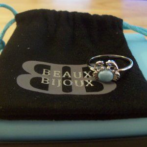 Summer Seaside Sterling Silver Ring Collection, Sizes 8 & 9, Crab & Starfish